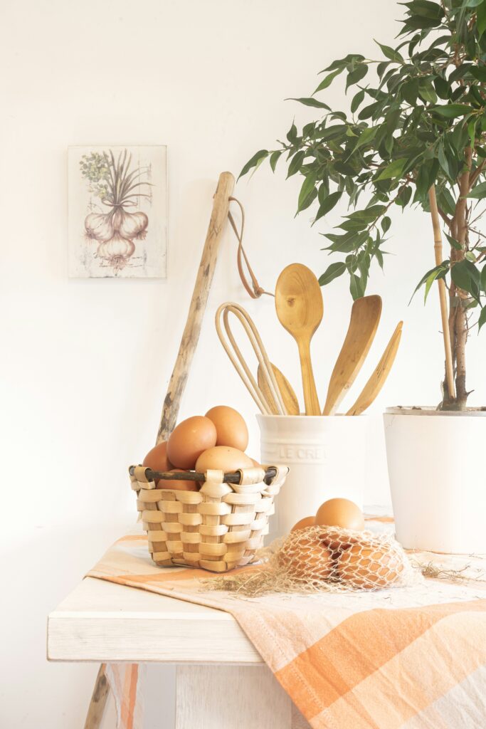 orange fruits on brown wooden basket